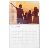 2024モダンカスタム家族の写真を作成 カレンダー (2月 2027)