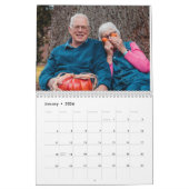 2024モダンカスタム年の写真自分の家族を作る カレンダー (1月 2026)