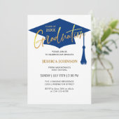 2024モダン年シンプル卒業パーティーのクラス 招待状 (スタンド正面)