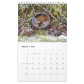 2024ログパイルハウスでマウスをジョージ カレンダー (2月 2027)