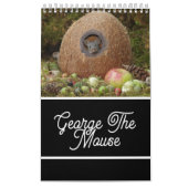 2024ログパイルハウスでマウスをジョージ カレンダー (カバー)