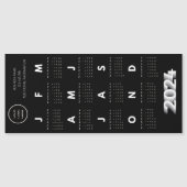 2024ロゴカレンダー白黒 (正面)