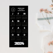 2024ロゴカレンダー白黒