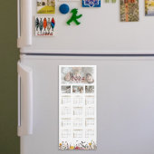 2024ワイルドフラワーフォトカレンダー磁気カード