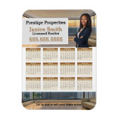 2024不動産仲介業者カレンダー冷蔵庫磁石 マグネット (縦)