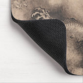 2024中国の年新年ドラゴンの絵画MP マウスパッド (コーナー)