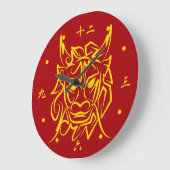 2024中国の年旧正月4722ドラゴン ラージ壁時計 (傾斜)