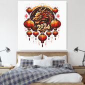 2024中国の年明け キャンバスプリント (インサイチュ (寝室))
