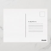 2024中国の年明け ドラゴンホリデーカード 箔シーズンポストカード (裏面)