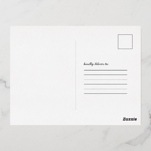 2024中国の年明け ドラゴンホリデーカード 箔シーズンポストカード (裏面)