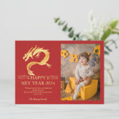 2024中国の年正月、辰年レッドホリ シーズンカード (スタンド正面)