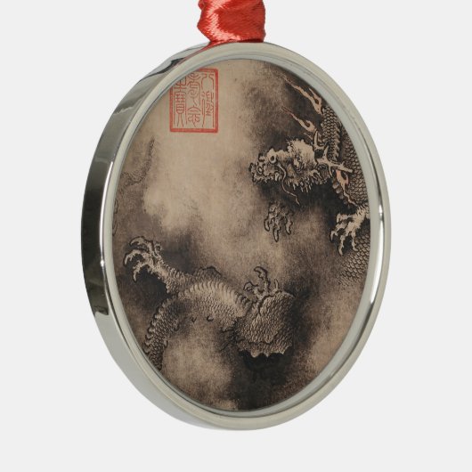 2024中国の年Rオーナメントのドラゴン絵画年 メタルオーナメント (右)
