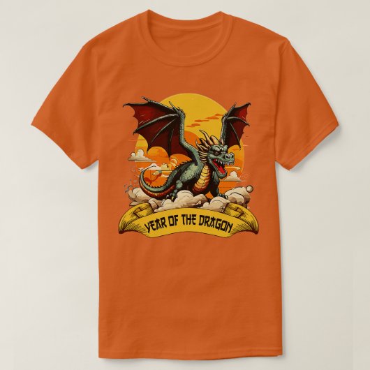 2024中国の辰年 Tシャツ (デザイン正面)