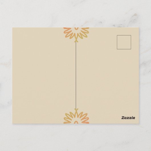 2024中国の〔占星術の〕十二宮図辰年新年 ポストカード (裏面)