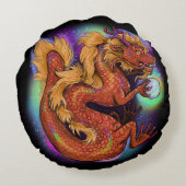 2024中国の〔占星術の〕十二宮図辰年 ラウンドクッション (裏面)