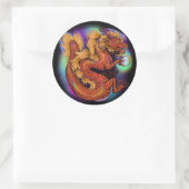 2024中国の〔占星術の〕十二宮図辰年 ラウンドシール (バッグ)