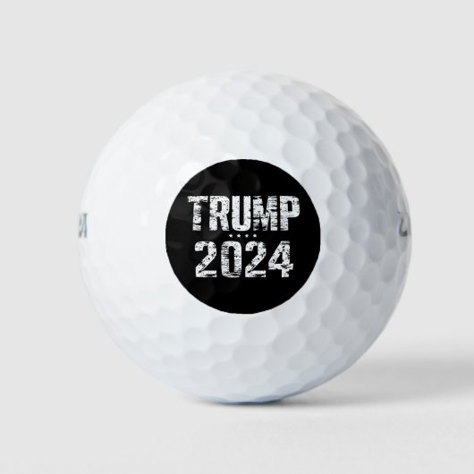2024保年アメリカ素晴らしトランプ ゴルフボール (正面)