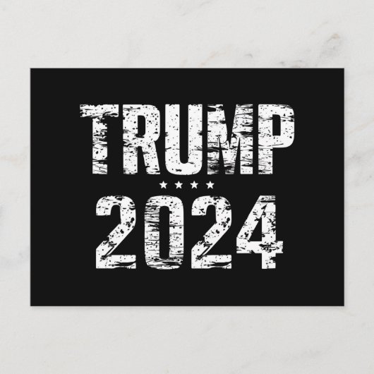 2024保年アメリカ素晴らしトランプ ポストカード (正面)