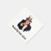 2024保護年のナプキンス投票 スタンダードカクテルナプキン (角)