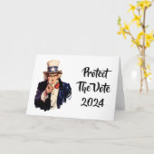 2024保護年投票カード カード (黄色い花)