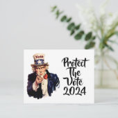 2024保護年投票 ポストカード (スタンド正面)