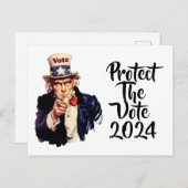 2024保護年投票 ポストカード (正面/裏面)