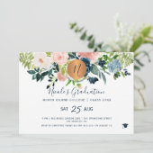 2024写真卒業パーティーエレガントフローラ 招待状 (スタンド正面)