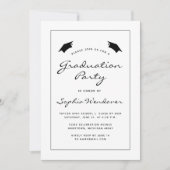 2024写真白黒卒業縁ど会会 招待状 (正面)