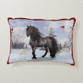 2024冬の休日フリーシアホースのカスタマイズ アクセントクッション (裏面)