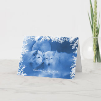 2024冬至の願いカード オオカミ カード