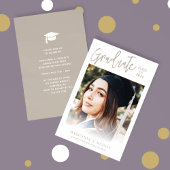 2024卒業パーティーの写真 招待状