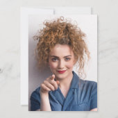 2024卒業写真バラ金ゴールドグリッターブラック 招待状 (裏面)