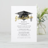 2024卒業式ミニマル写真パーティー 招待状 (スタンド正面)