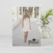 2024卒業生発表カード5枚の写真 招待状 (スタンド正面)