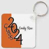 2024卒業記念フォトオレンジとブラック キーホルダー (裏面)