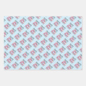 2024大姉妹になる – 恐竜 ラッピングペーパーシート (正面2)