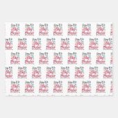 2024大姉妹になる – 恐竜 ラッピングペーパーシート (正面)