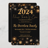 2024大晦日パーティー 招待状 (正面/裏面)