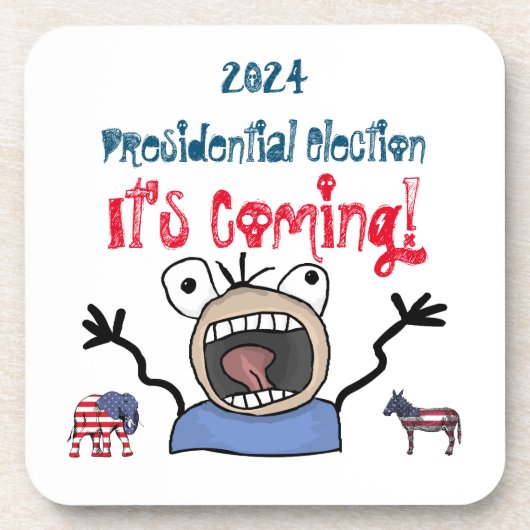 2024大統領の年選挙だ来! コースター (正面)
