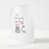 2024大統領の年選挙だ来! フロストグラスビールジョッキ (正面左)