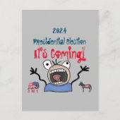 2024大統領の年選挙だ来! ポストカード (正面)