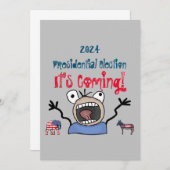 2024大統領の年選挙だ来! 招待状 (正面/裏面)