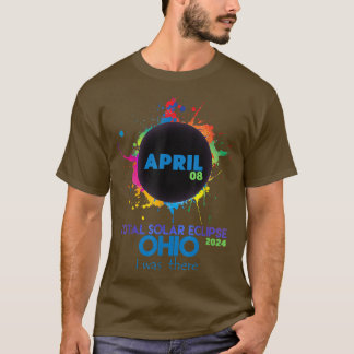 2024太陽の年オハイオ総カラフル食 Tシャツ