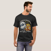 2024太陽の年4月の日食 Tシャツ (正面フル)