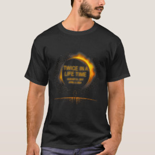 2024太陽の年Eclのライフタイムで2回のEclipseおもしろい太陽の Tシャツ