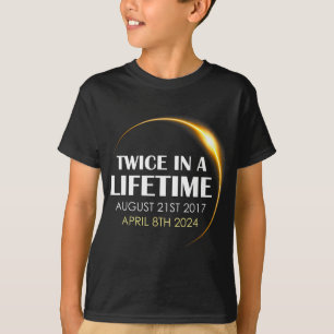 2024太陽の年Eclのライフタイムで2回のEclipseおもしろい太陽の Tシャツ