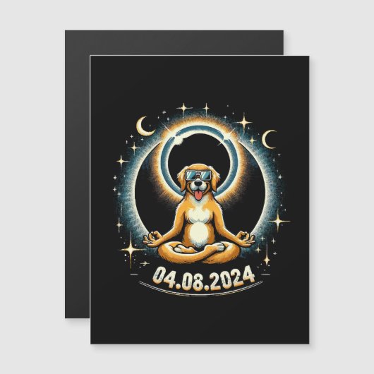 2024太陽の日食犬 (正面/裏面)