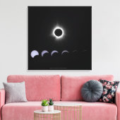 2024太陽の日食 キャンバスプリント (インサイチュ (リビング))