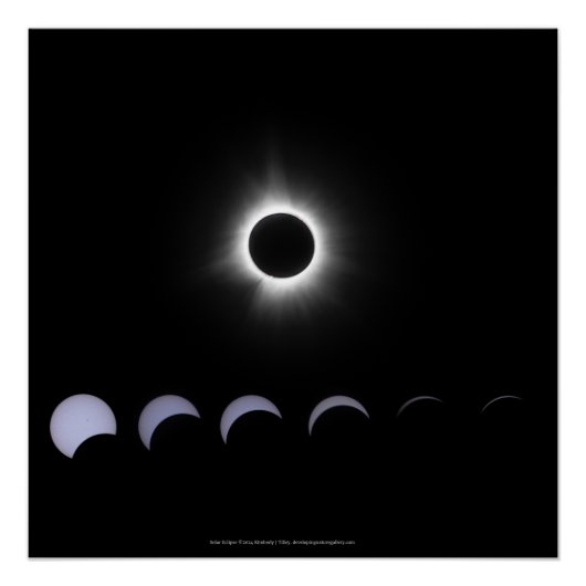 2024太陽の日食 ポスター (正面)