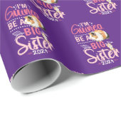 2024姉になる – モルモット・プン ラッピングペーパー (ロールコーナー)